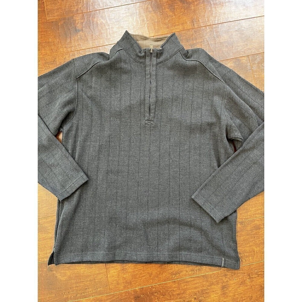 Mens Columbia Sportswear Long Sleeve 1/4 Zip Casual Sweater Sz Large